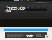 Tablet Screenshot of modernprint.com.au